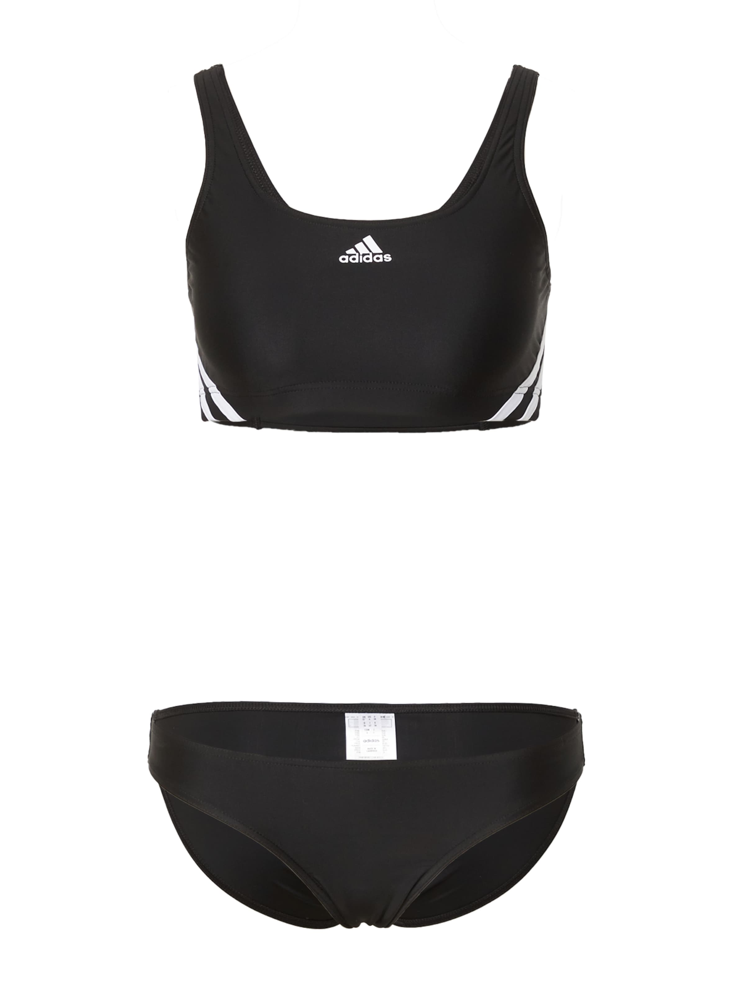 ADIDAS SPORTSWEAR Bralette Sports bikini in Black: front