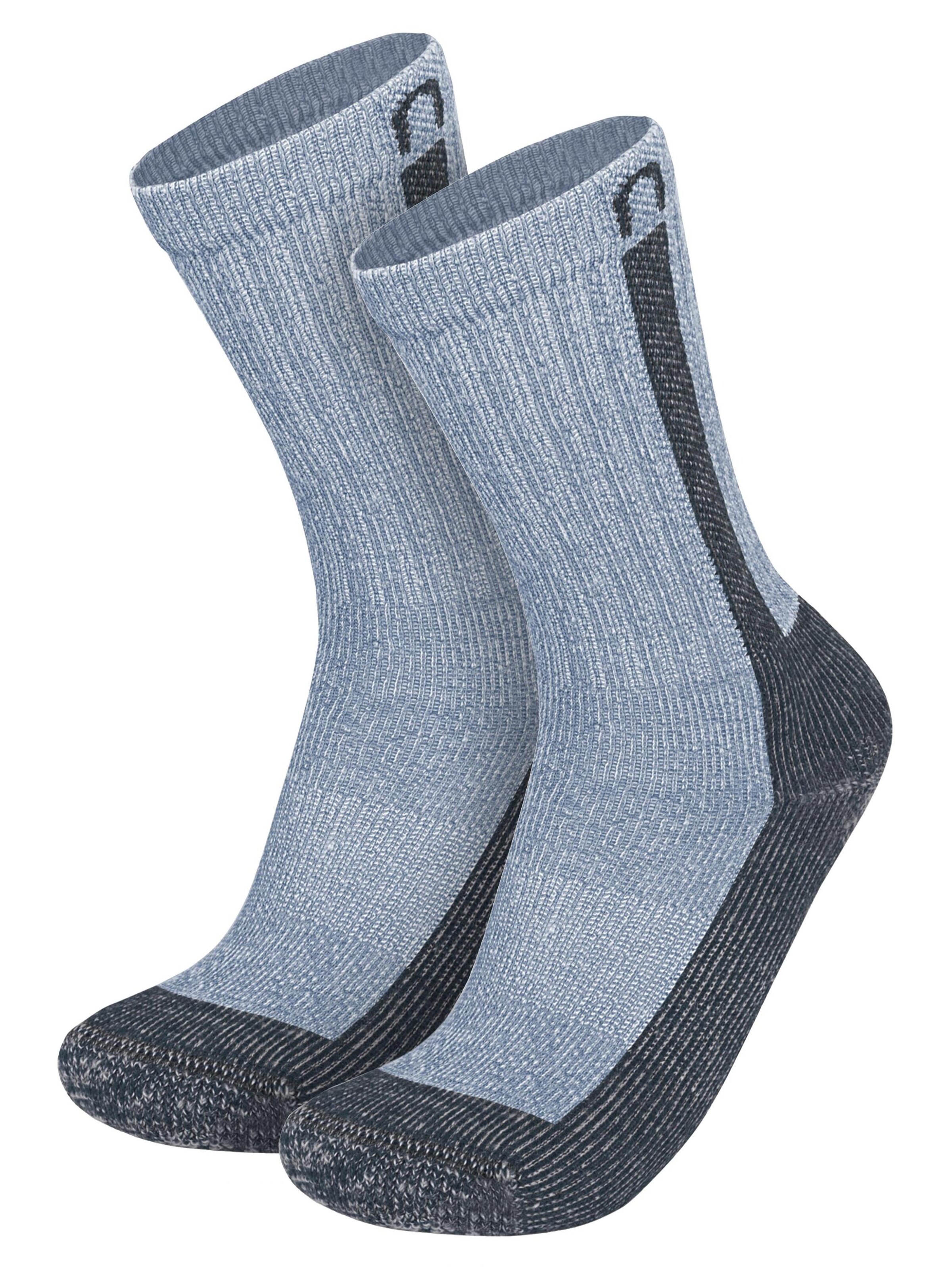 Chaussettes de sport normani en bleu : devant