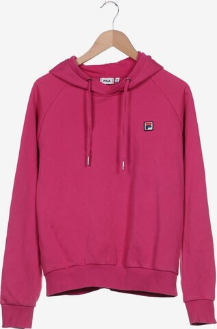 FILA Sweatshirt & Zip-Up Hoodie in M in Pink: front