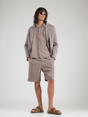 Only & Sons Loose fit Pants 'ONSFADE' in Brown