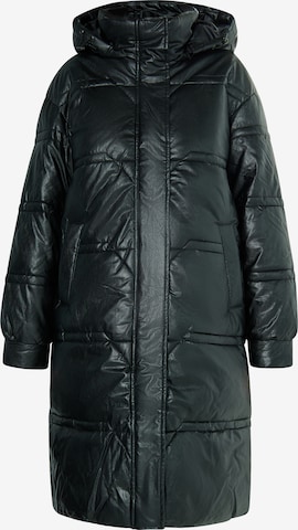 TUFFSKULL Winter Coat in Black: front