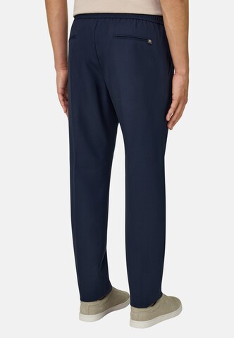Coupe slim Pantalon à pince Boggi Milano en bleu
