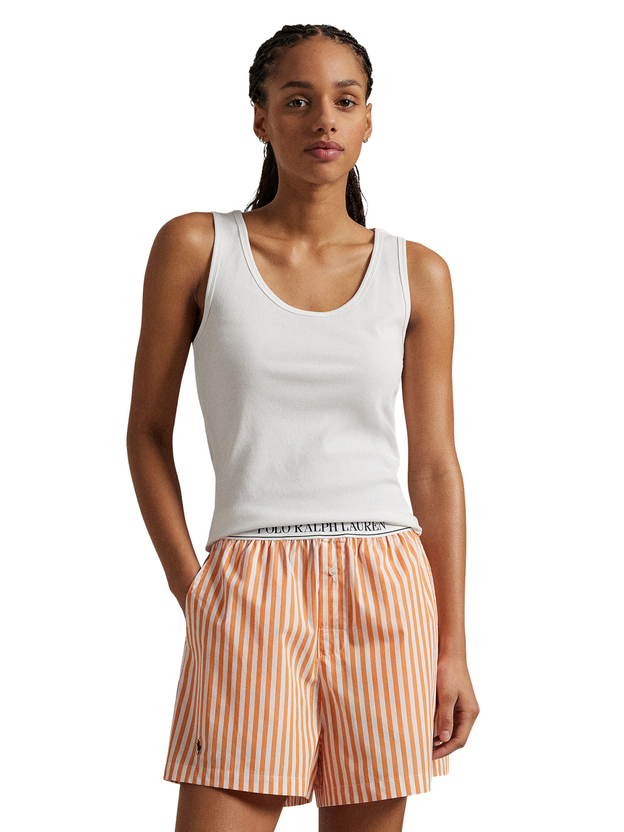 Polo Ralph Lauren - Pantalón de pijama ' Boxer ' en naranja: frente