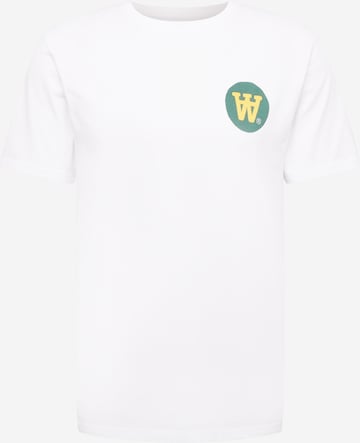 WOOD WOOD T-Shirt 'Ace' in Weiß: predná strana