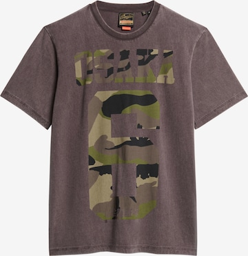 T-Shirt 'Osaka' Superdry en marron : devant