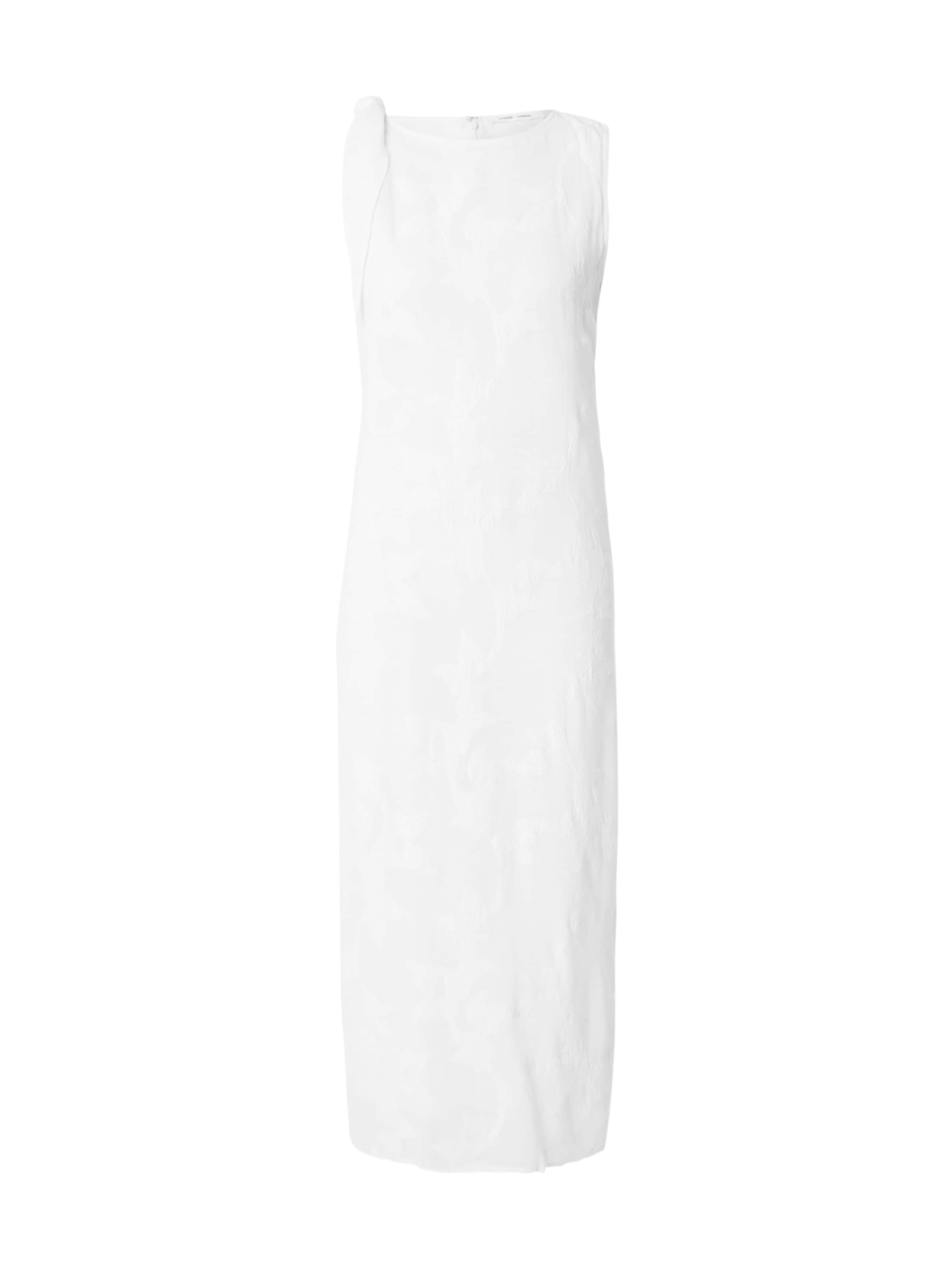 Samsøe Samsøe - Vestido 'Ellys' en blanco: frente