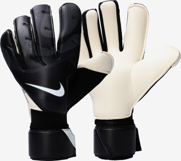 NIKE Athletic Gloves in Black: front