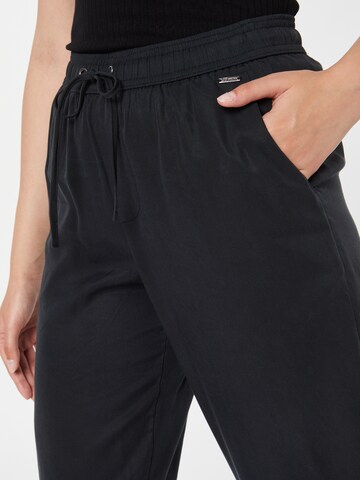 TOM TAILOR DENIM Loose fit Pants in Black