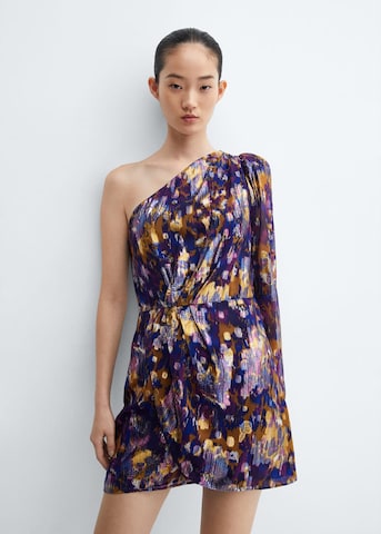 Robe 'Showy' MANGO en violet : devant