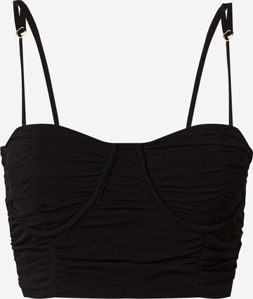 CLUB L LONDON - Top em preto: frente