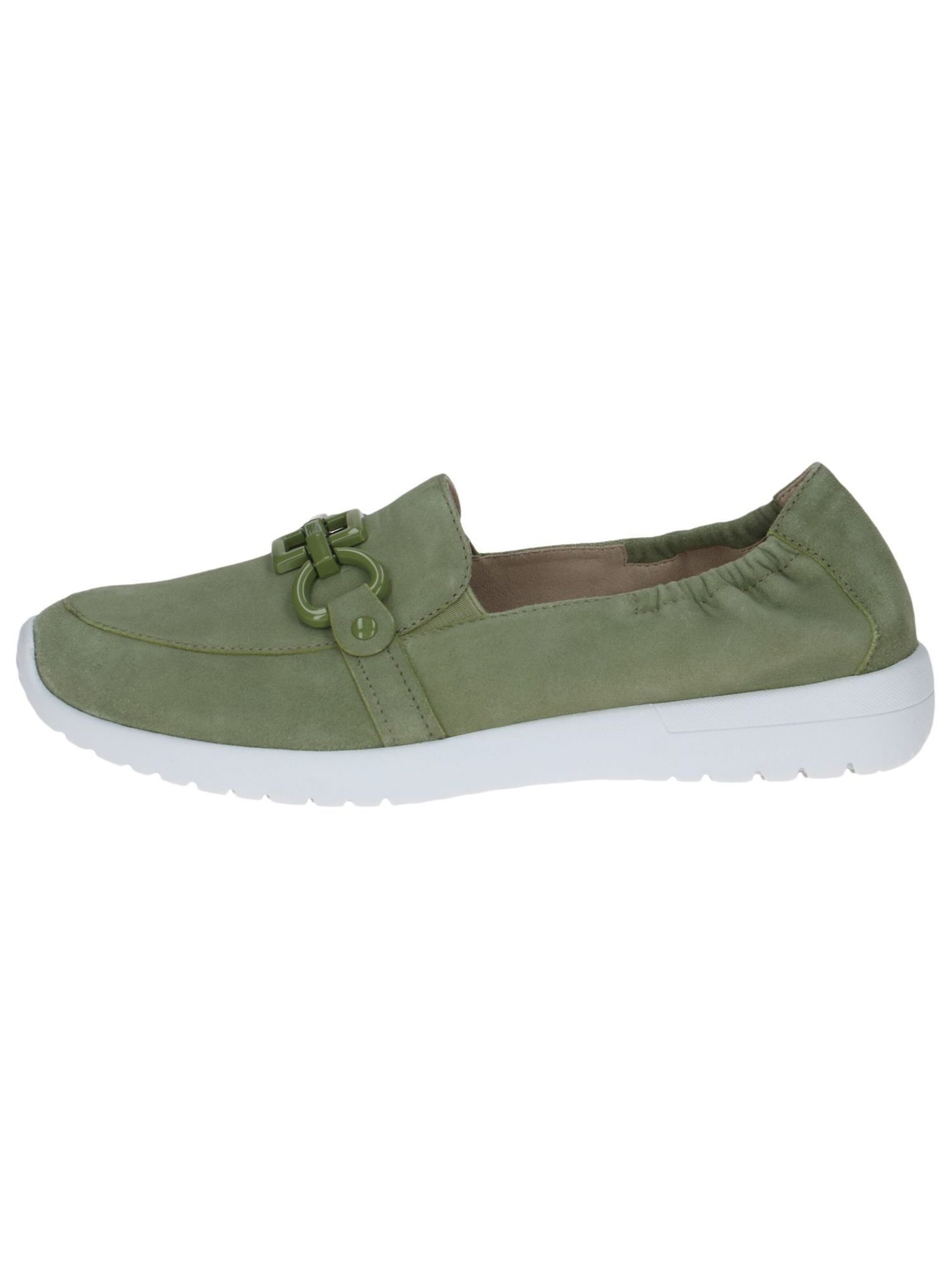 CAPRICE Classic Flats in Green
