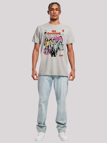 F4NT4STIC Shirt 'Sex Education Netflix TV Series' in Grey