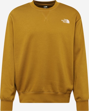 THE NORTH FACE Sweatshirt 'ESSENTIAL' in Geel: voorkant