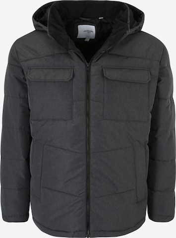 Jack & Jones Plus Jacke 'BRADY' in Grau: predná strana