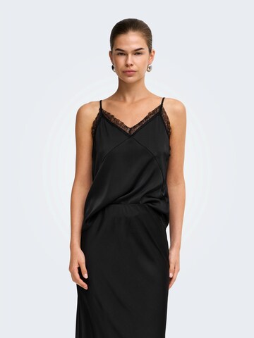 ONLY Top 'ONLMENUS' in Black: front