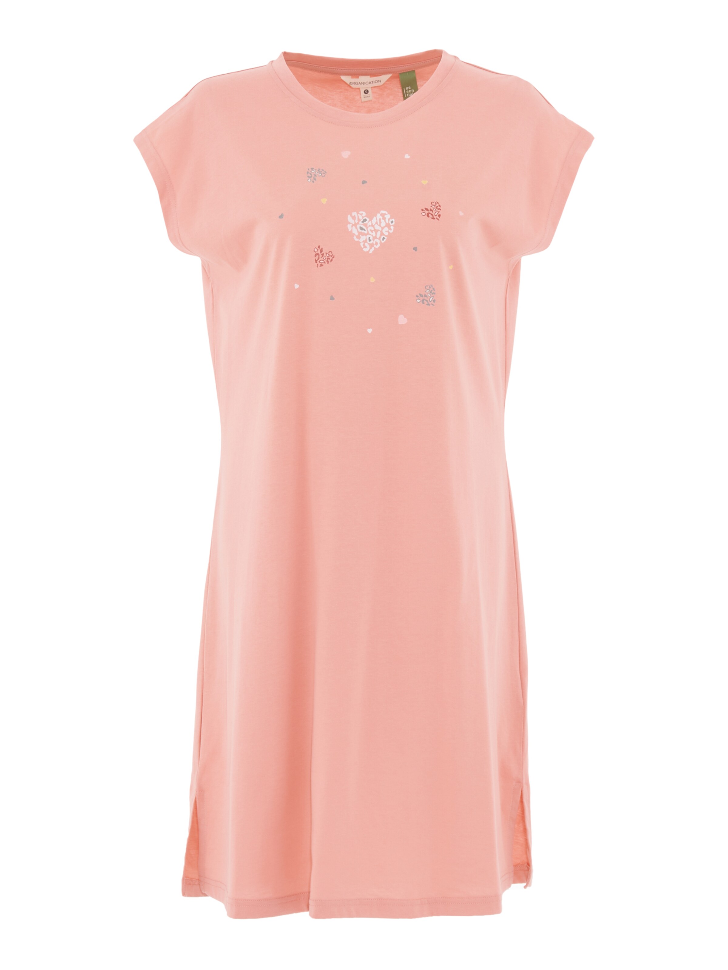 Organication Nachthemd in Orange: Vorderseite