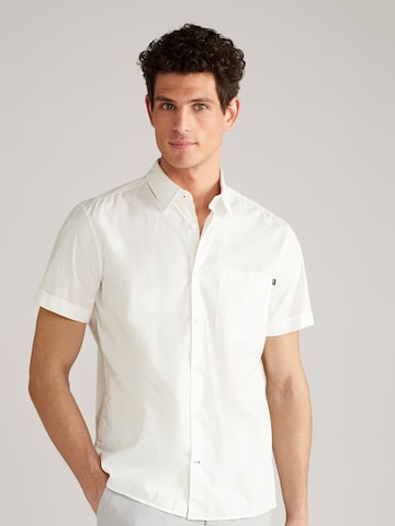 JOOP! Regular fit Button Up Shirt 'Herry' in White: front
