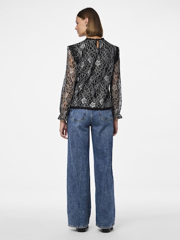 PIECES Bluse 'PCOlline' in Schwarz