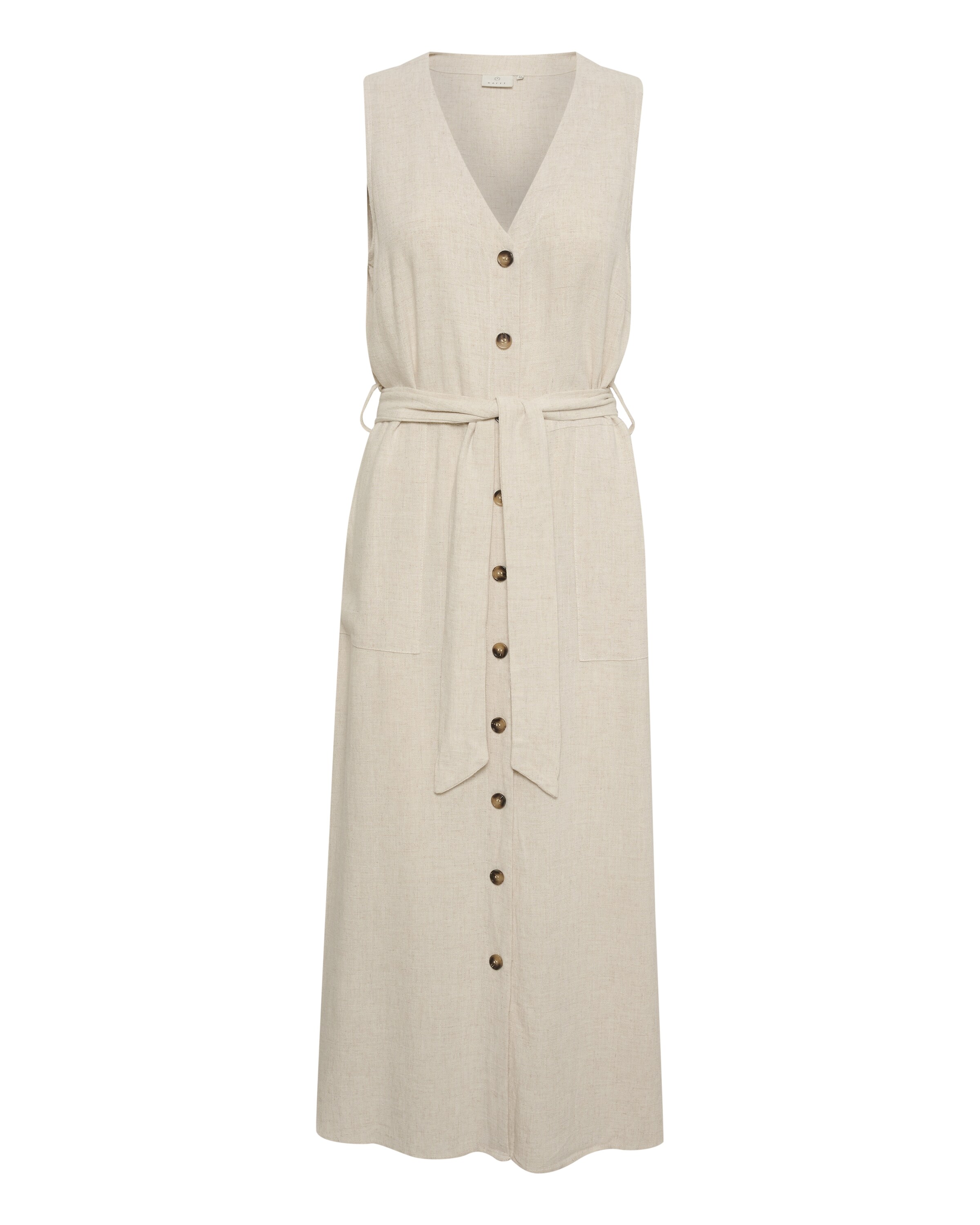 Kaffe Košilové šaty 'KAliny' – béžová: přední strana