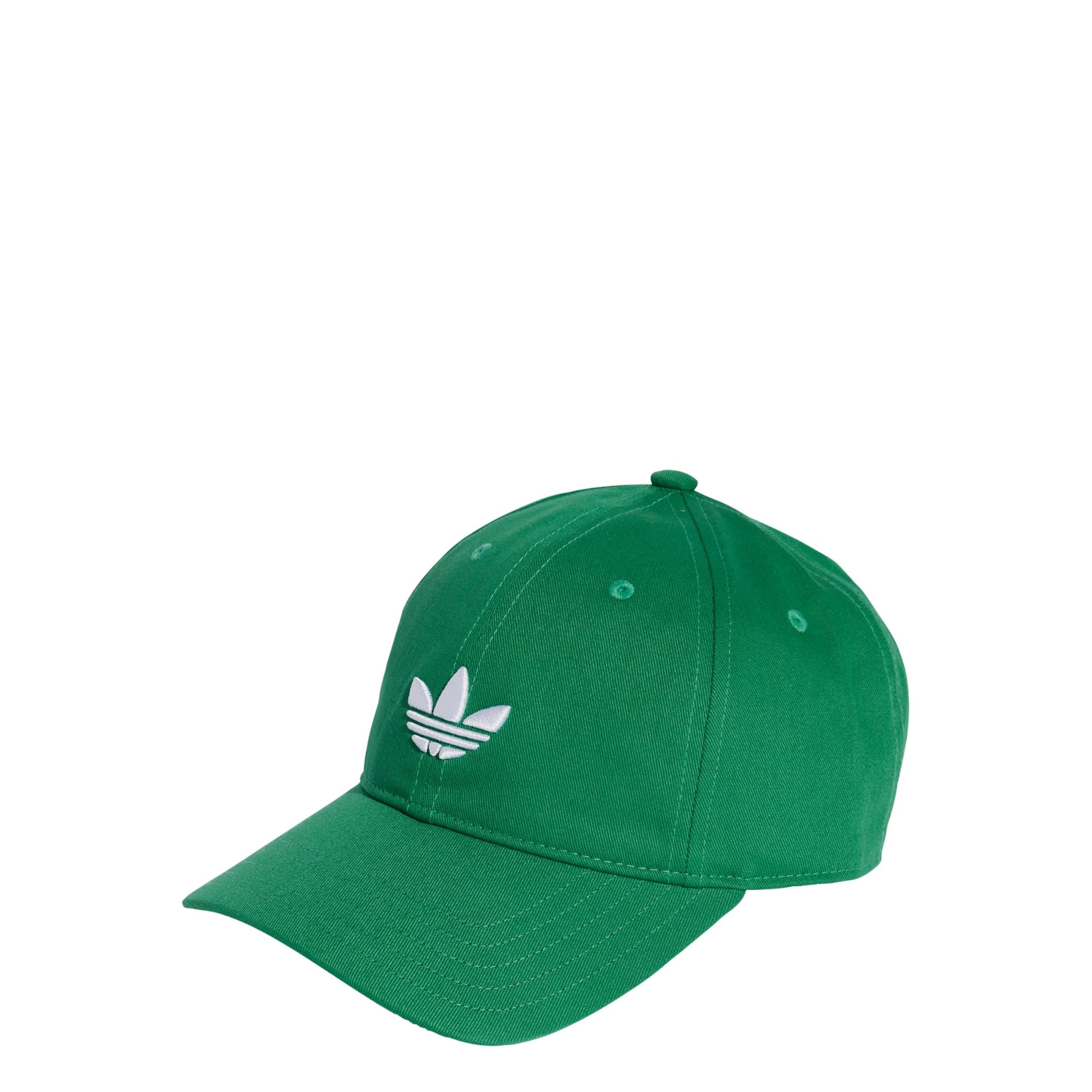 ADIDAS ORIGINALS Czapka z daszkiem 'Adicolor Classic Trefoil' w kolorze zielony: przód