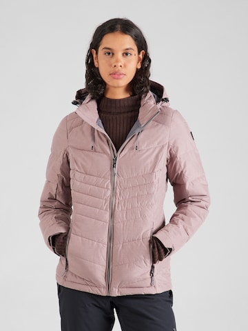 KILLTEC Outdoorjacke in Lila: Vorderseite