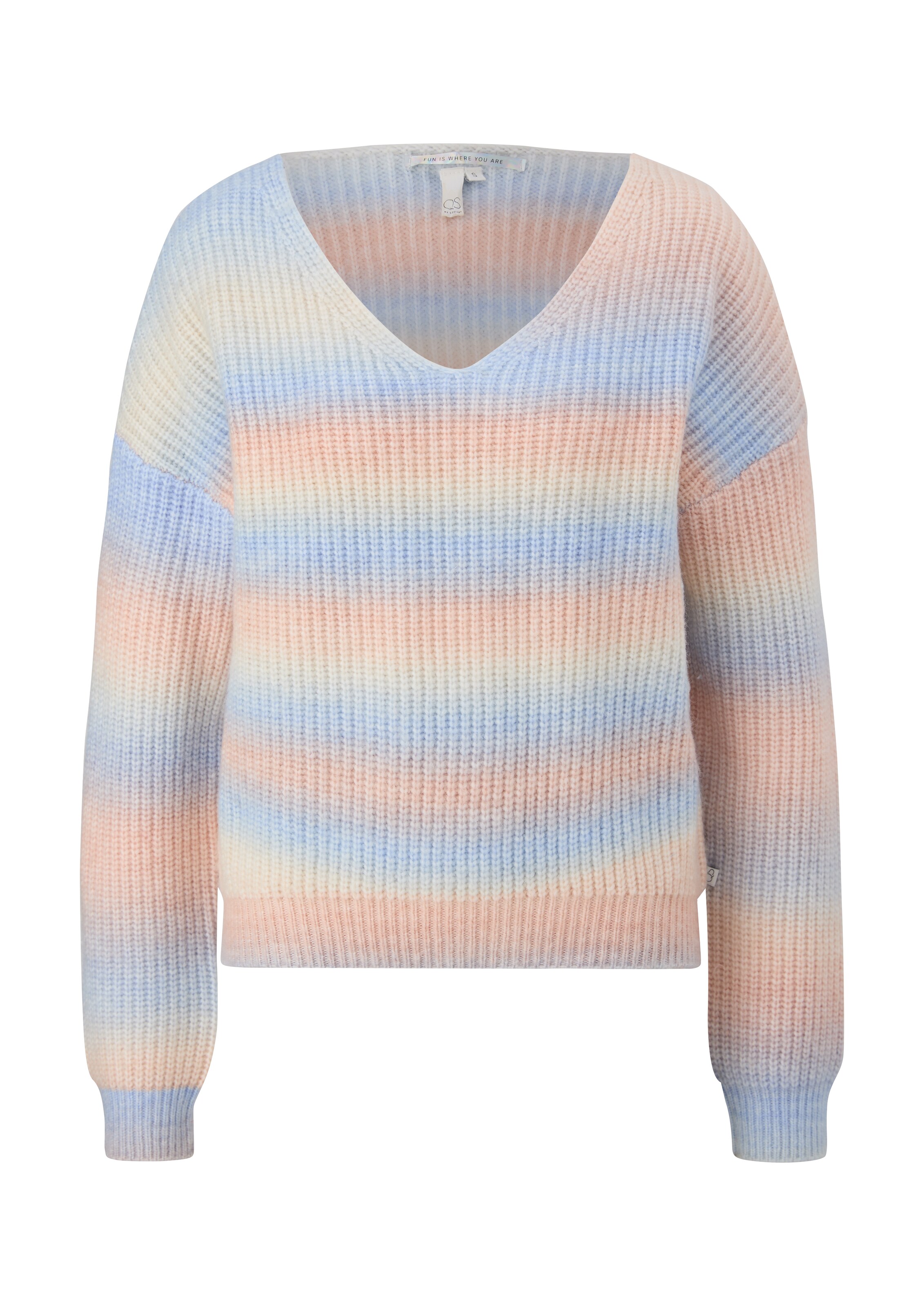 QS Pullover in Orange: Vorderseite