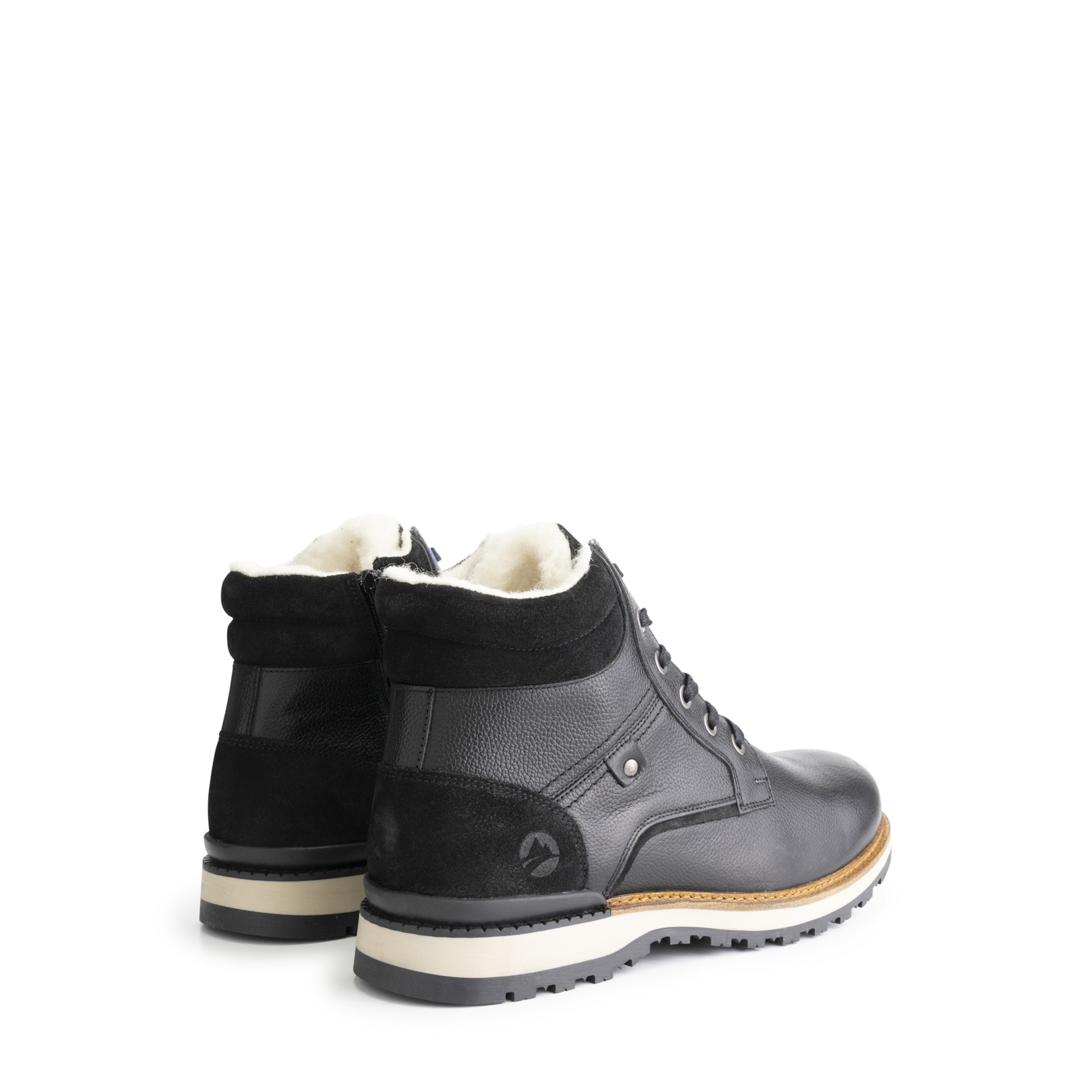 Travelin Veterboots 'Sundby' in Zwart