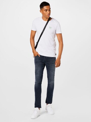 TOM TAILOR DENIM T-Shirt in Weiß