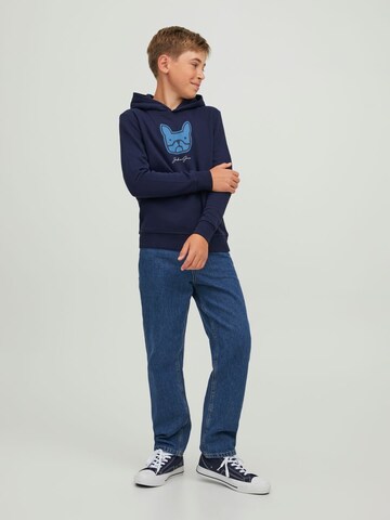 Sweat 'Comrade' Jack & Jones Junior en bleu