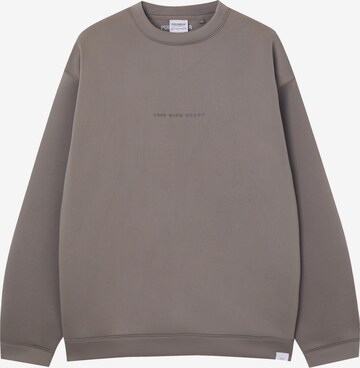 Pull&Bear Sweatshirt i beige: forside