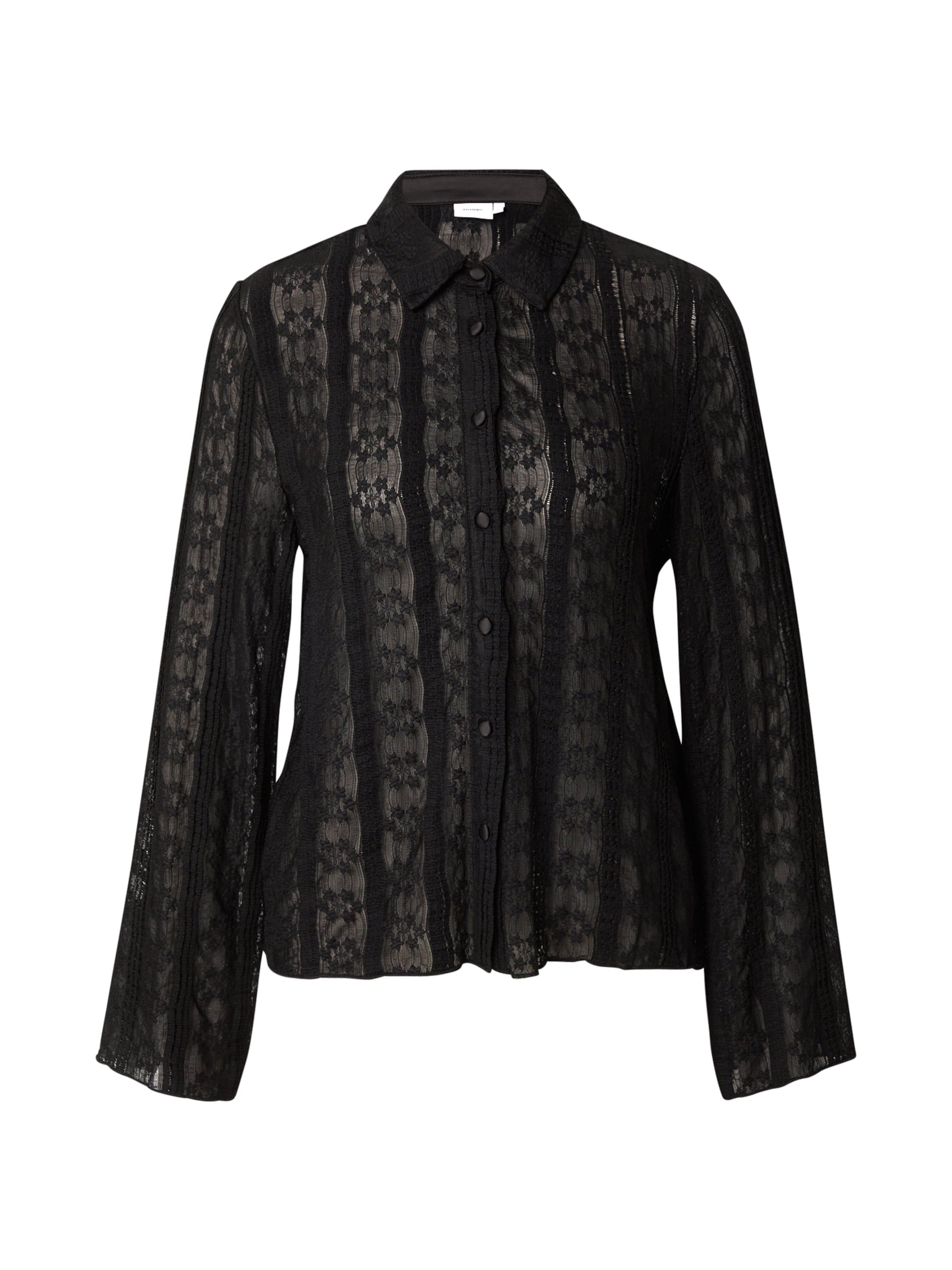 Bluză 'NUENJA' de la NÜMPH pe negru: față