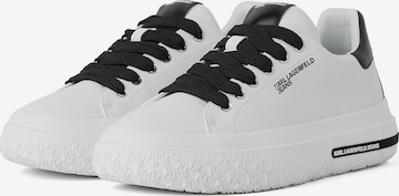 KARL LAGERFELD JEANSNiske tenisice ' KLJ LEDER-SNEAKER ' - bijela boja: prednji dio