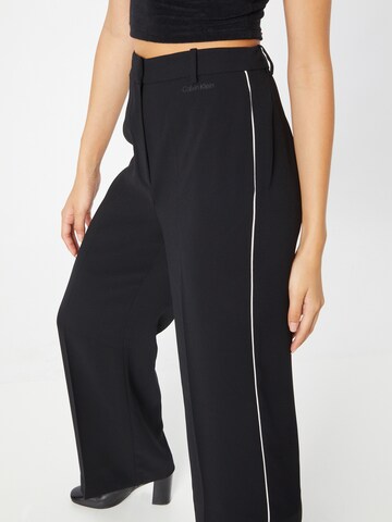 Calvin Klein Regular Broek in Zwart