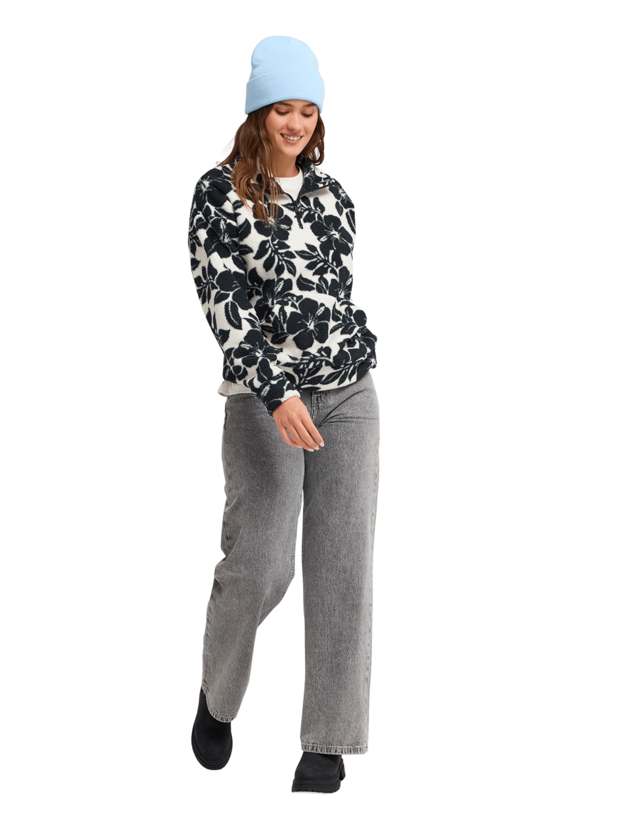 ROXY Pullover 'Live Out Loud' in Schwarz