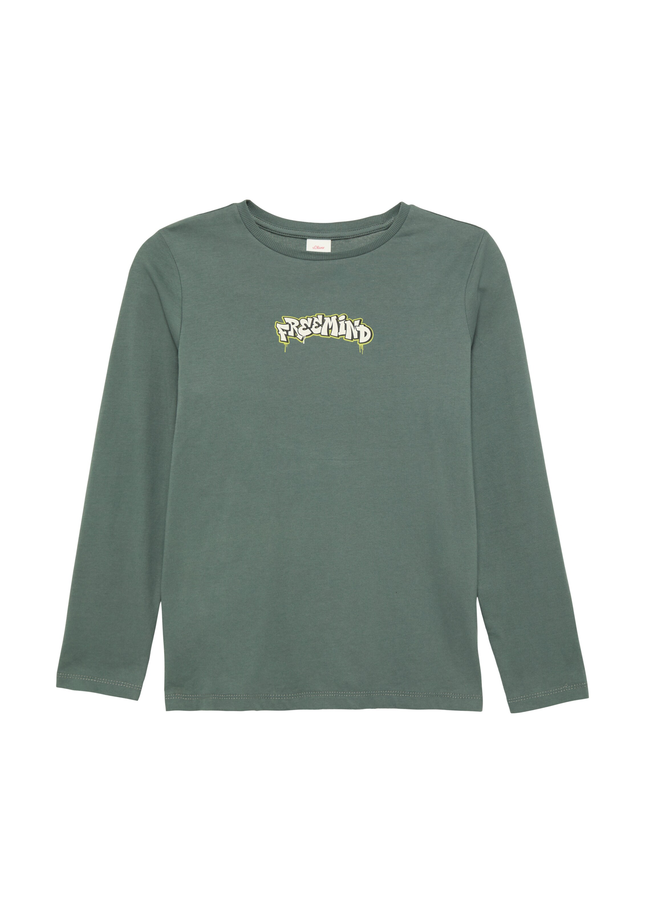 T-Shirt s.Oliver en vert : devant