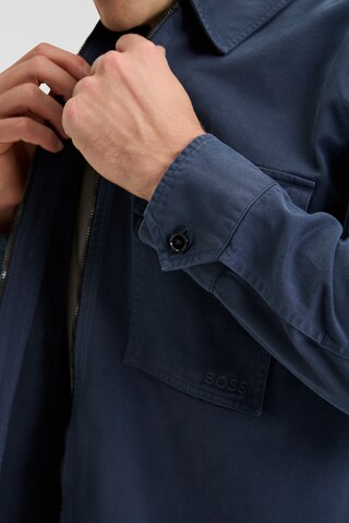 BOSS Orange Between-Season Jacket in Blue