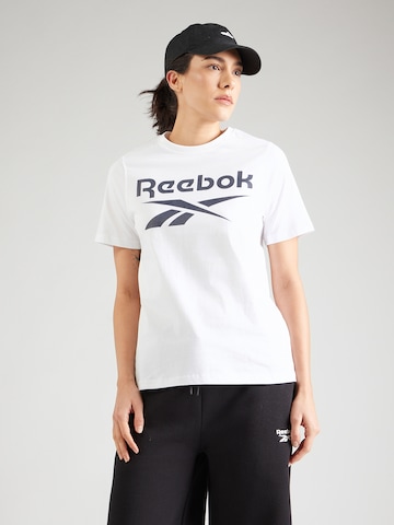 Reebok Λειτουργικό μπλουζάκι σε λευκό: μπροστά