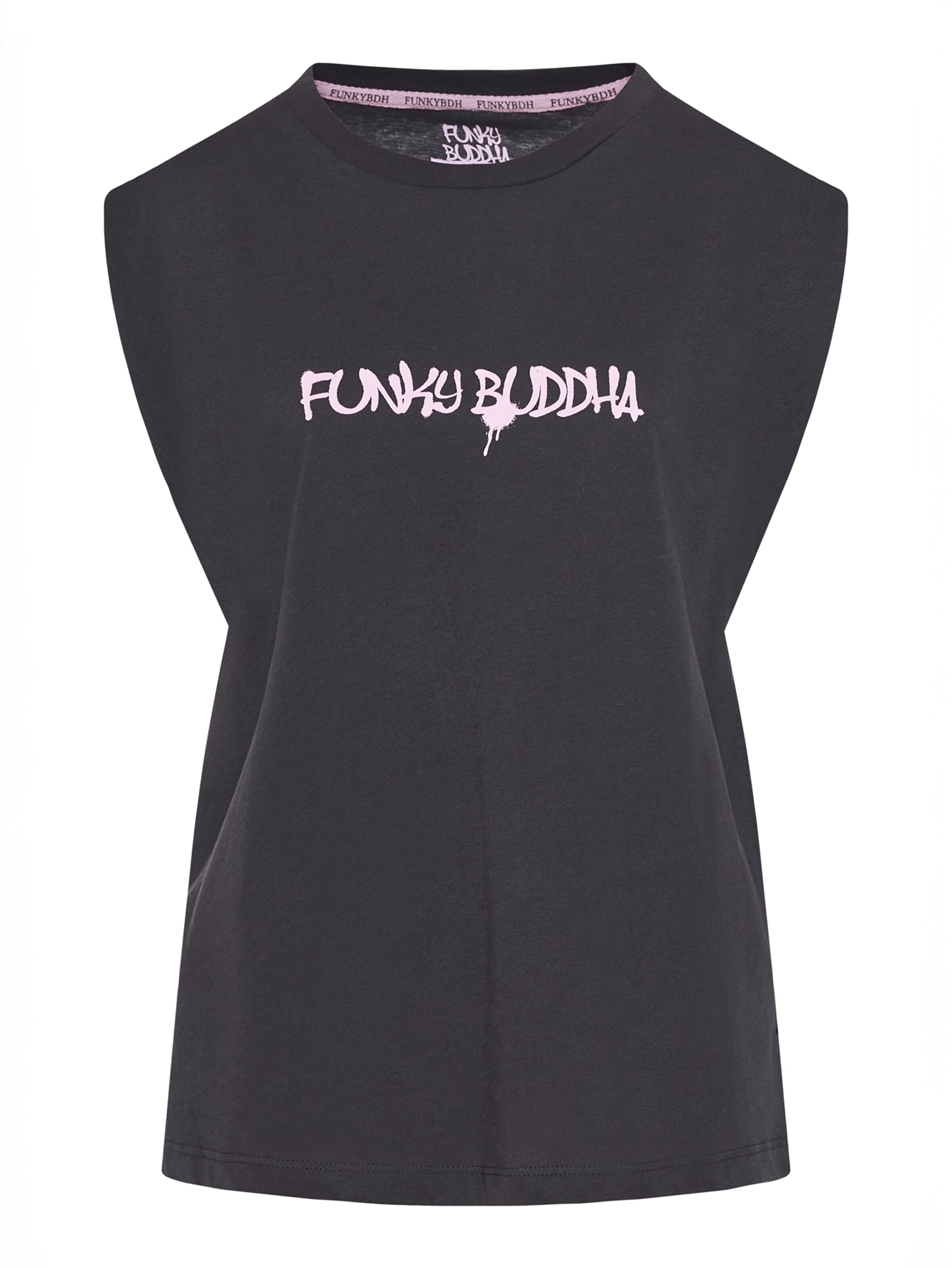 Funky Buddha Shirt in Grijs: voorkant