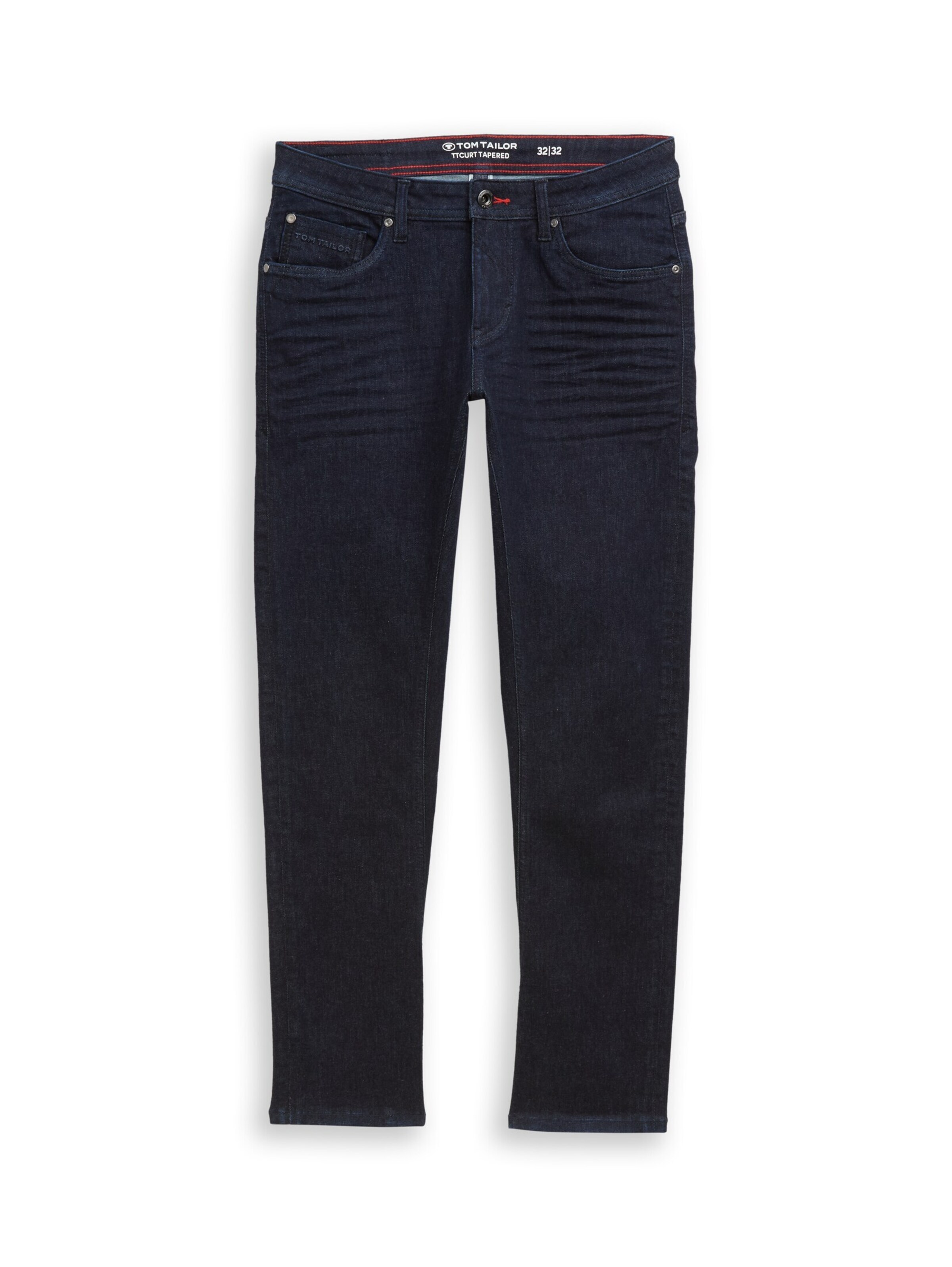 TOM TAILOR Tapered Jeans 'Curt' in Blauw: voorkant