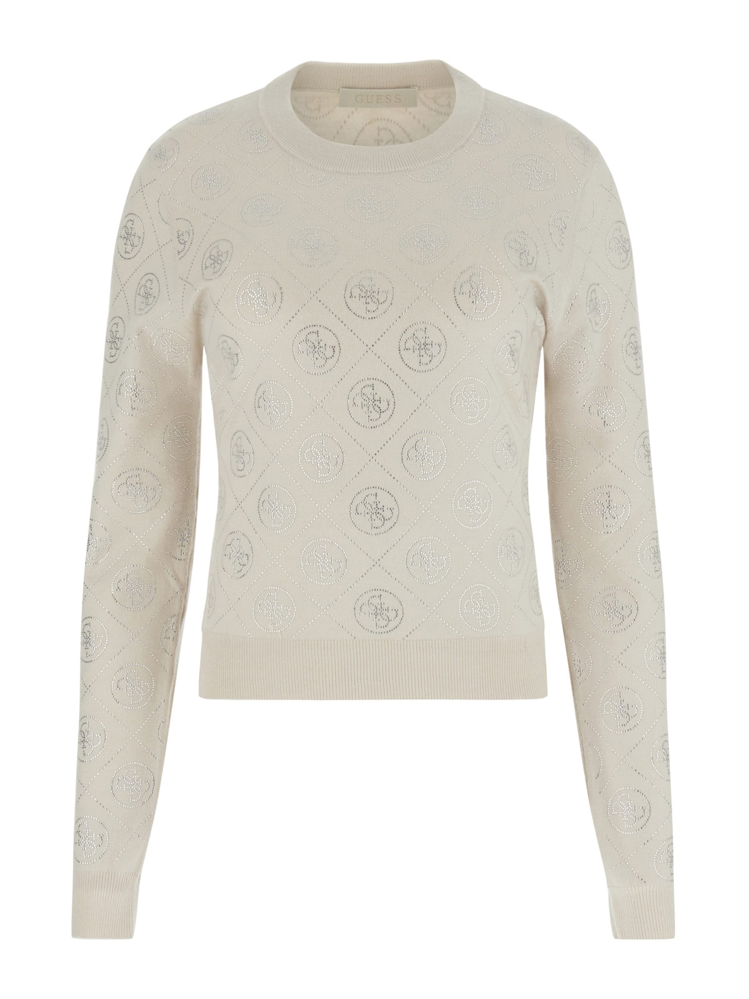GUESS Πουλόβερ σε γκρι: μπροστά