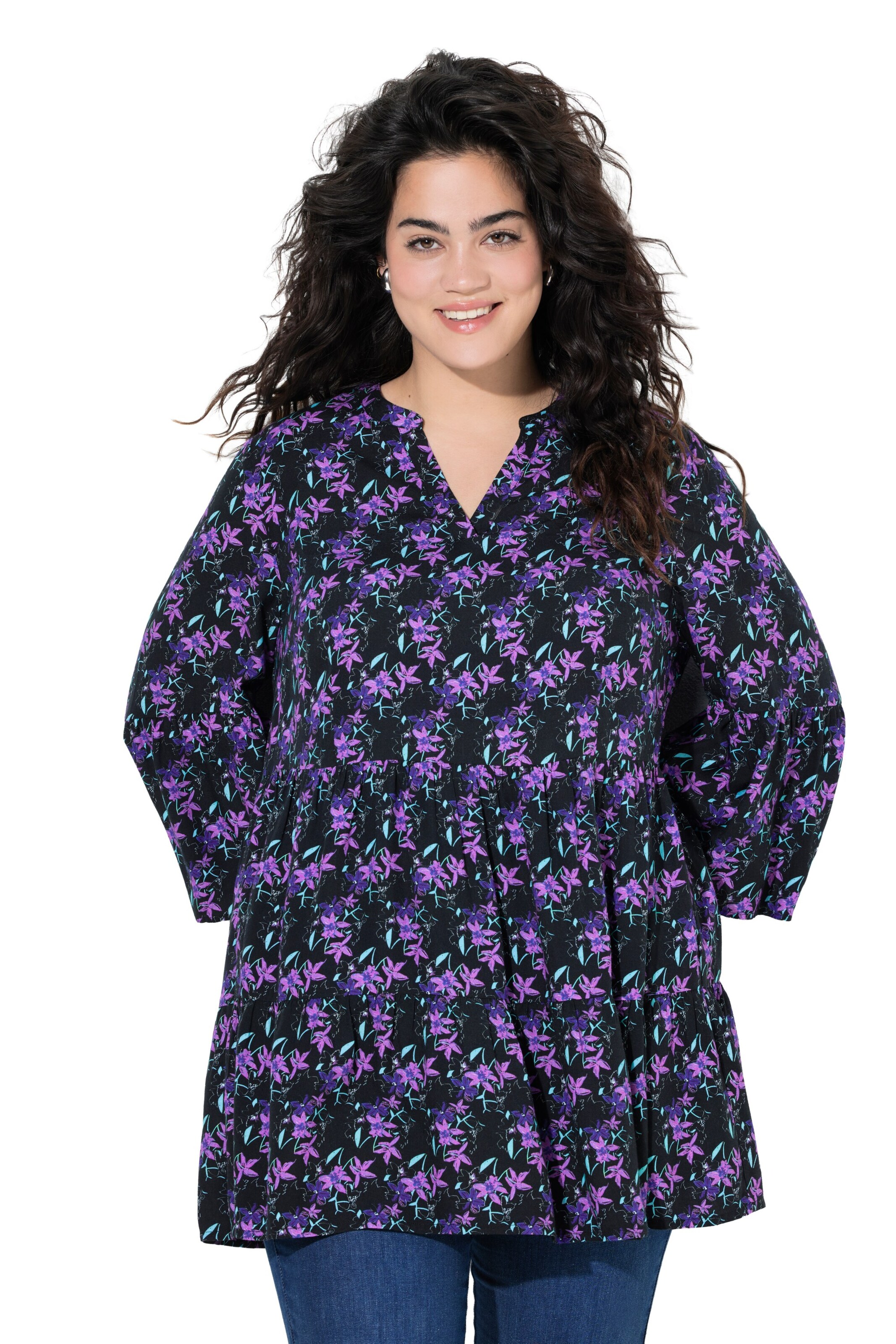 Angel of Style Tunic in Purple: front