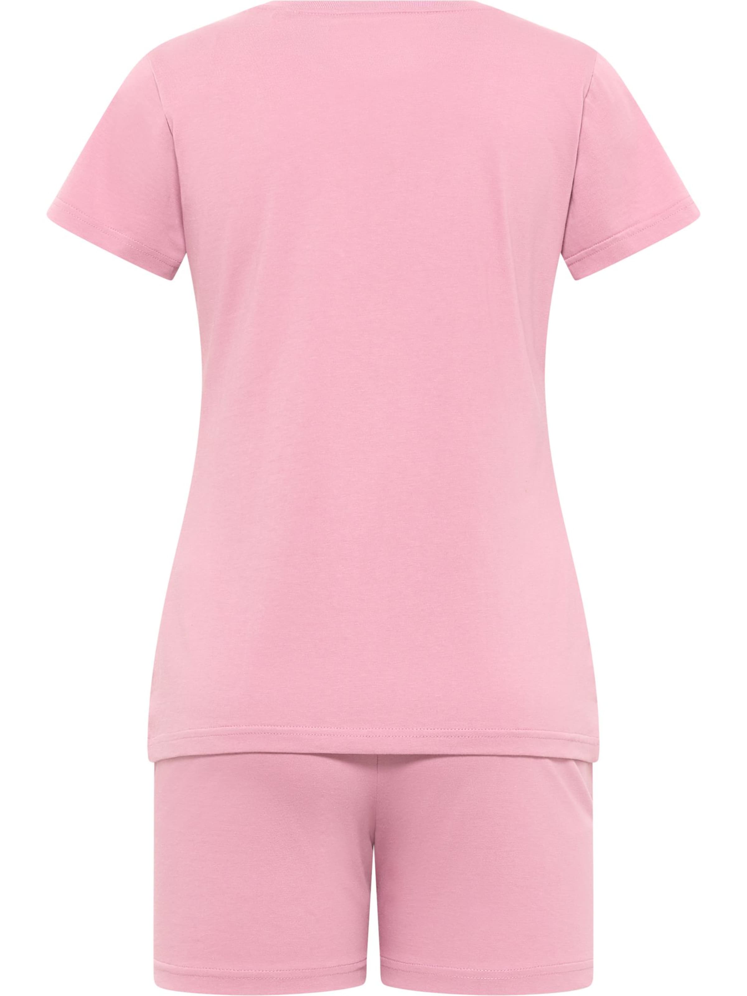 Bruno Banani Korte pyjama 'Guzman' in Roze