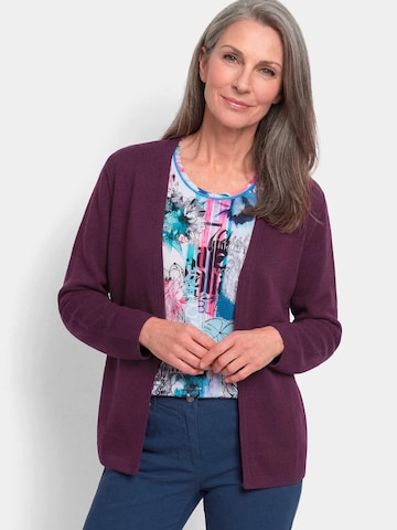 Cardigan Goldner en violet : devant