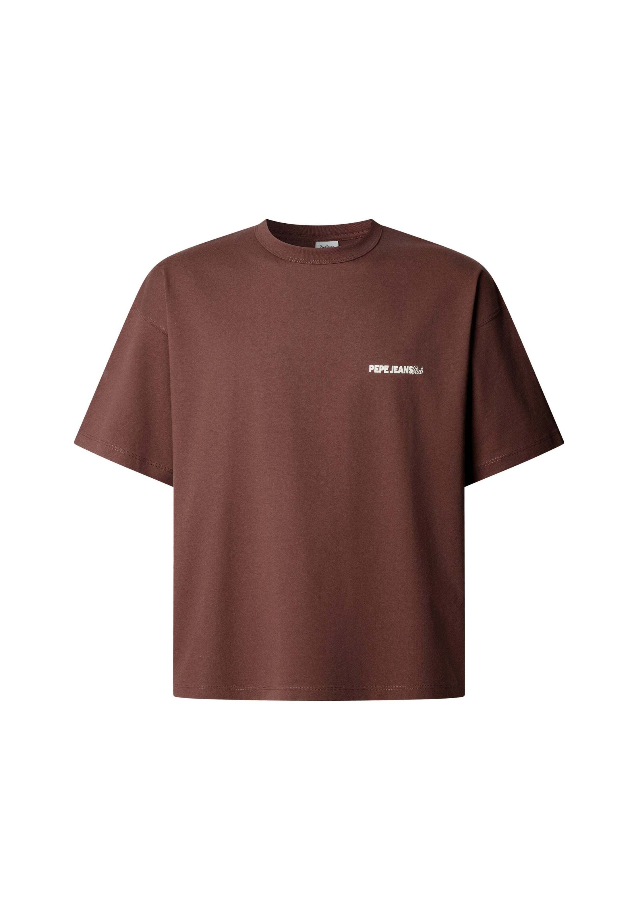 T-Shirt 'CORBIN' Pepe Jeans en marron : devant