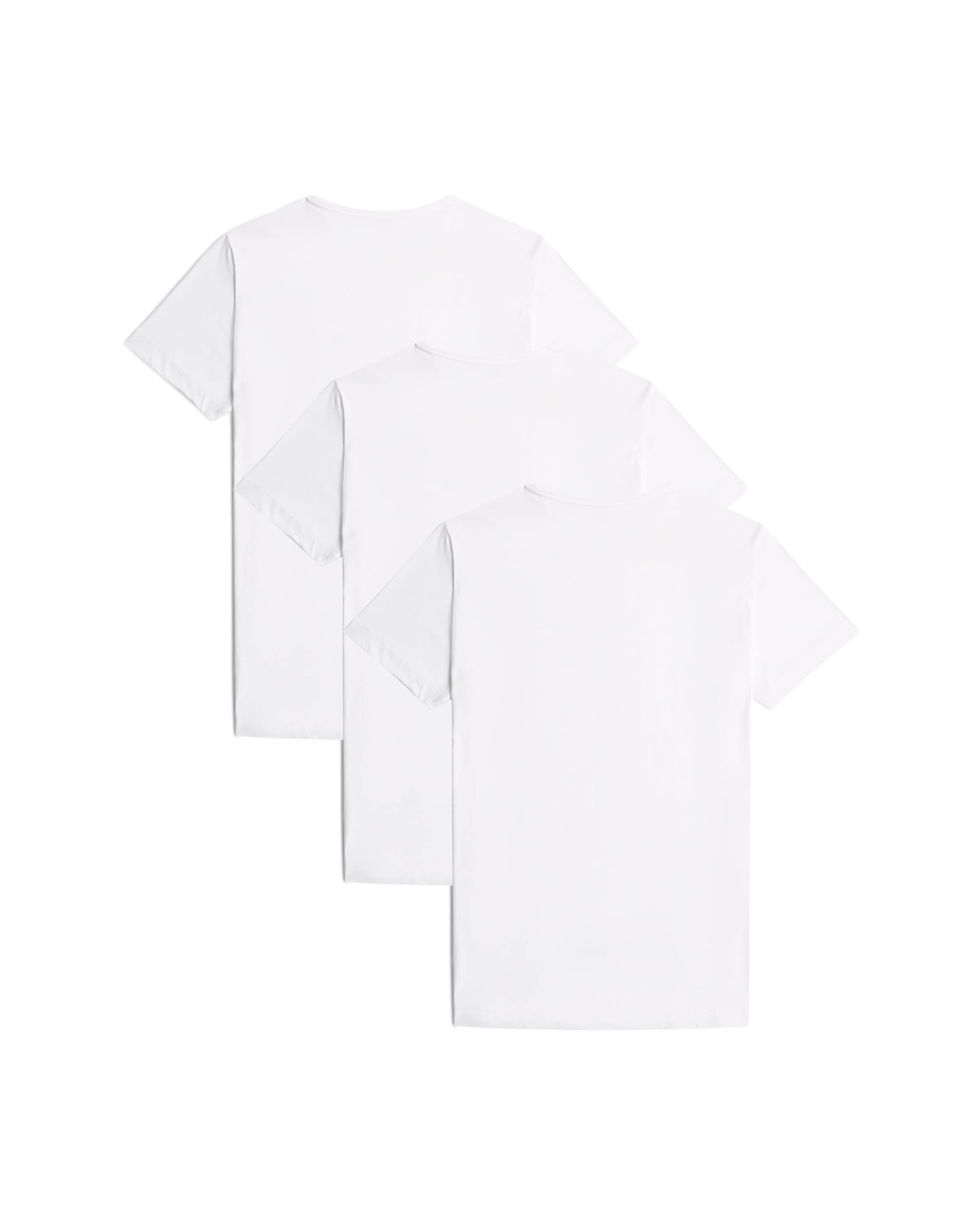 G-STAR Shirt 'T-Shirt Crew 3-Pack' in White