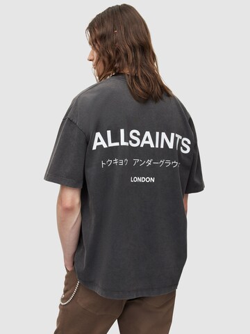 AllSaints Тениска 'Underground' в сиво