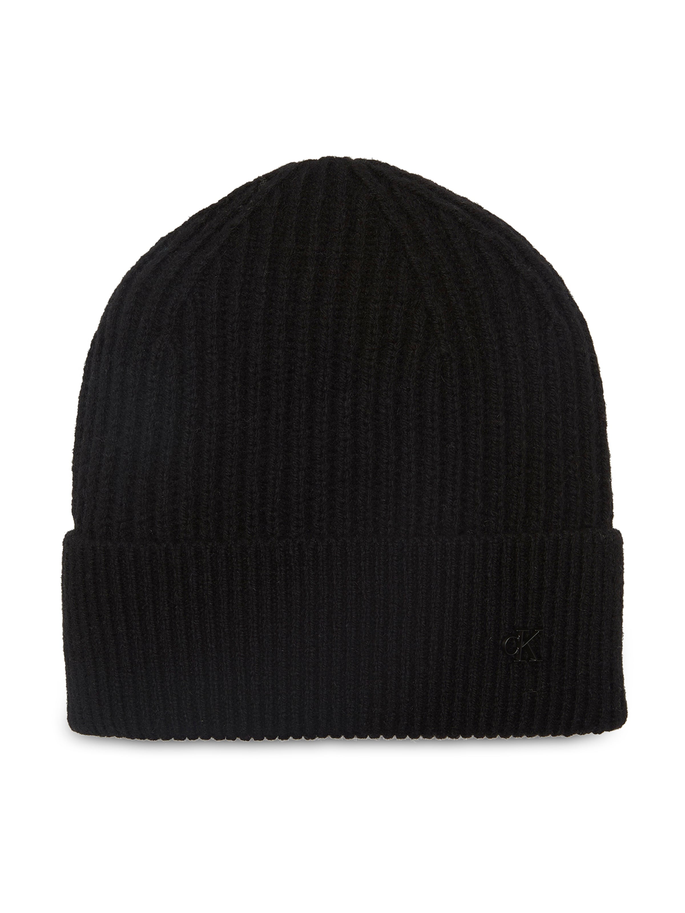 Bonnet Calvin Klein en noir : devant