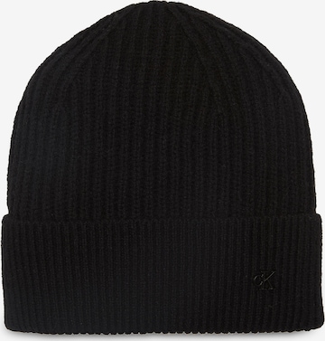 Calvin Klein Beanie in Black: front