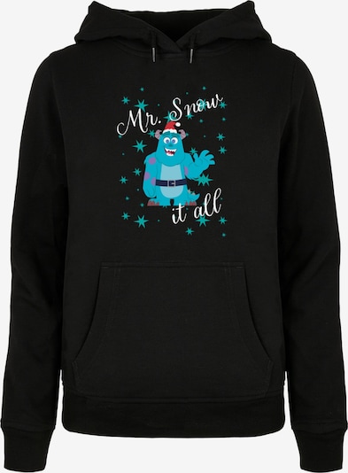 ABSOLUTE CULT Sweatshirt 'Disney 100 - Sully Mr Snow It All' in Light blue / Red / Black / Off white, Item view