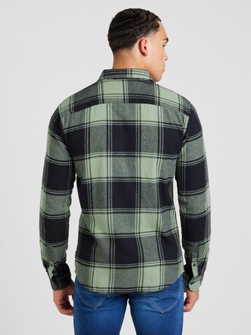 Only & Sons - Ajuste estrecho Camisa 'ONSGudmund' en verde